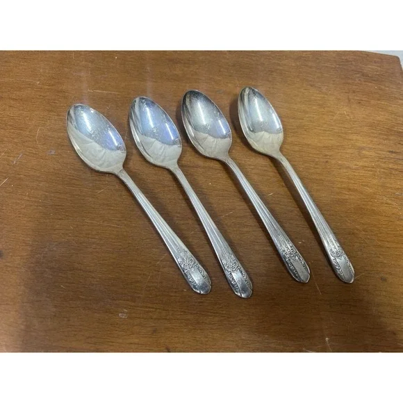 VTG WM. Rogers Mfg Co. Extra Plate 37 Piece Silverware Set in Box